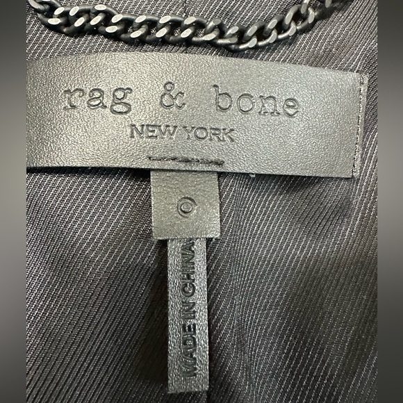 Rag & Bone Wool Tan Camel Hair Peacoat Coat  Size XS or 0 - Picture 12 of 16